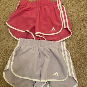 Adidas athletic shorts. Pink